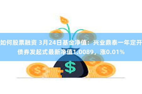 如何股票融资 3月24日基金净值：兴业鼎泰一年定开债券发起式最新净值1.0089，涨0.01%