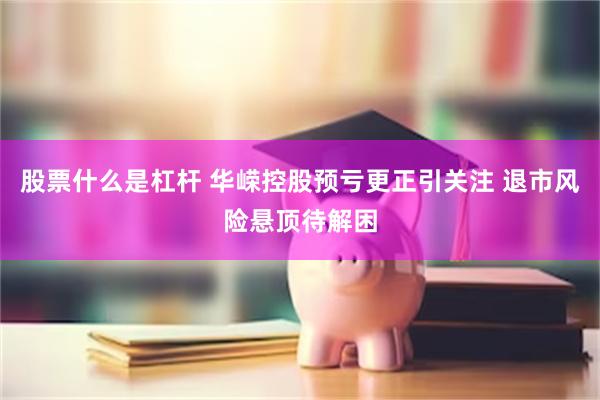 股票什么是杠杆 华嵘控股预亏更正引关注 退市风险悬顶待解困