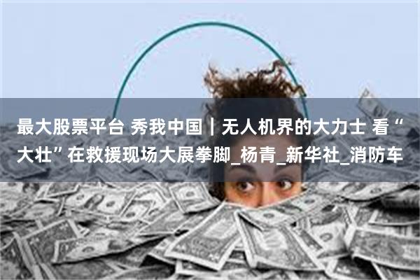 最大股票平台 秀我中国｜无人机界的大力士 看“大壮”在救援现场大展拳脚_杨青_新华社_消防车