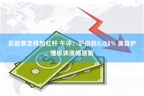 买股票怎样加杠杆 午评：沪指跌0.03% 美容护理板块涨幅居前