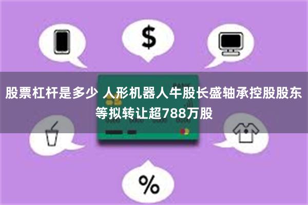 股票杠杆是多少 人形机器人牛股长盛轴承控股股东等拟转让超788万股